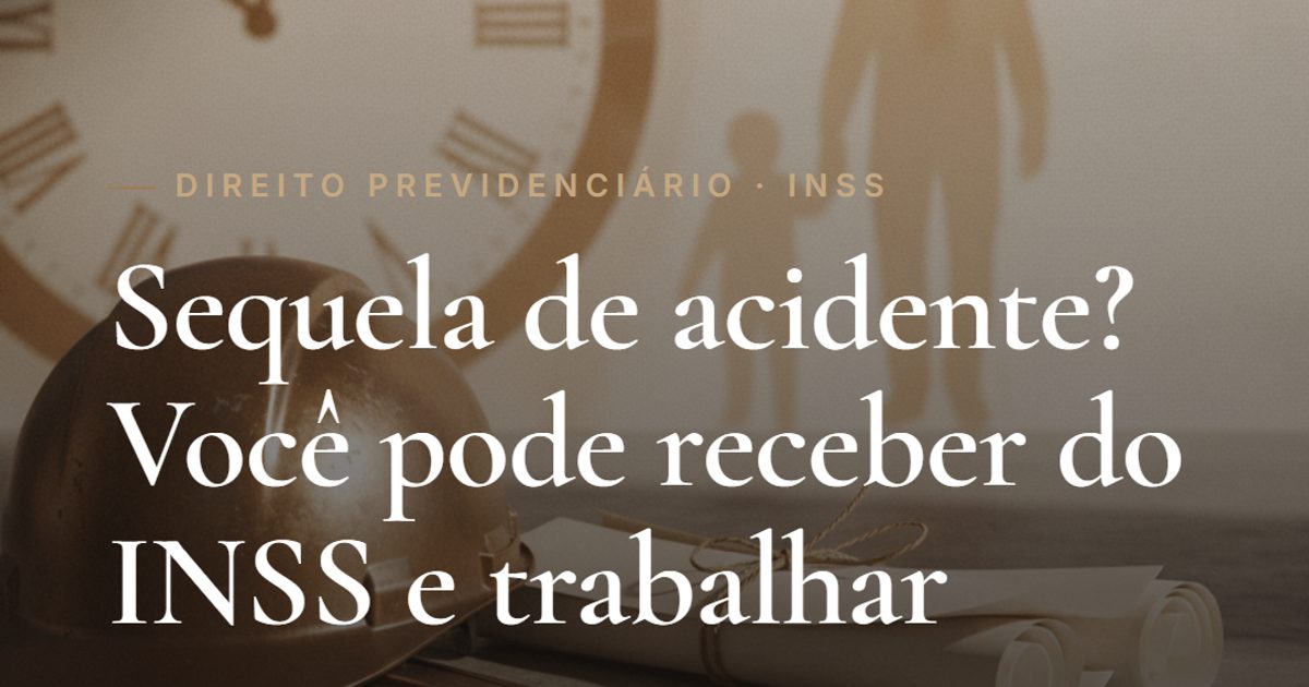 Auxílio-acidente: dá para receber e continuar trabalhando